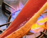 男飯★ガスコンロで炙り！親父かつおたたき作り方2写真