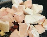 鶏むね肉のサイコロ炒め●和風おろしソース作り方1写真