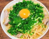 鰹の漬けのネギだく和風パスタ作り方11写真