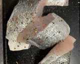 スズキとほうれん草のガリバタ醤油炒め作り方2写真