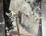 スズキとほうれん草のガリバタ醤油炒め作り方3写真