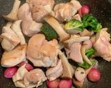 夏野菜とハーブのチーズ焼き作り方1写真