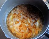 温泉卵とフライドオニオンの味噌汁作り方5写真