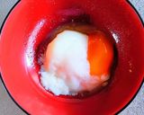 温泉卵とフライドオニオンの味噌汁作り方8写真