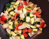 豚ロースと夏野菜のカリーケチャップソテー作り方6写真