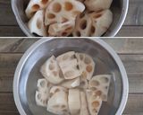 箸がとまらない！れんこんのゆかり唐揚げ作り方1写真