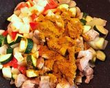 豚ロースと夏野菜のカリーケチャップソテー作り方7写真