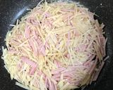 じゃがいもとハムのガレット作り方3写真