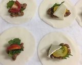 夏の変わりウチ餃子☆シソ、トマト☆作り方2写真