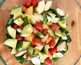 キノアと野菜のサラダ　アメリカ作り方6写真