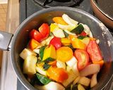 レンジで蒸すカボチャと夏野菜ラタトゥイユ作り方1写真