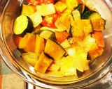レンジで蒸すカボチャと夏野菜ラタトゥイユ作り方3写真