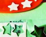 七夕☆ハムチーズトースト♪作り方1写真