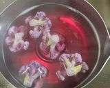 紫カリフラワーとブロッコリーの和風サラダ作り方1写真