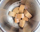 ヴィーガンハム丼作り方1写真