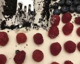 焼かないチーズケーキ・国旗ケーキー作り方7写真