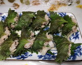 茄子の挟み揚げ甘酢あん作り方3写真