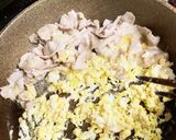フライパンひとつ♡空芯菜と豚卵の中華炒め作り方5写真