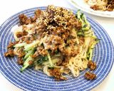 肉味噌汁なしそうめん作り方17写真