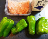 夏のピーマンと鶏そぼろの煮浸し作り方1写真