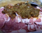 明日の夕飯に。ポリ袋で豚肉味噌漬け作り方1写真