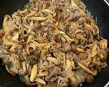 超簡単☆牛肉としめじの旨タレ炒め作り方4写真