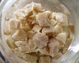 ヘルシー！鶏と干し椎茸入り素麺つゆの煮物作り方2写真