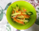 少量残りのキムチできゅうり漬け作り方5写真