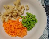 家族絶賛☆彩り炊き込みご飯☆作り方2写真