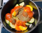 夏野菜とスルメイカのラタトゥイユ作り方8写真