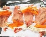 ＃ヘルシー＃時短えのきと人参の豚肉巻き作り方3写真