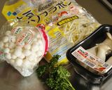 大豆もやしときのこのマリネ作り方1写真