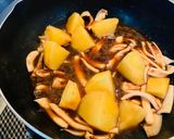 「おうち居酒屋」イカとゴロッとじゃが芋煮作り方3写真