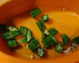 メカジキとオクラとパプリカのパスタ作り方1写真