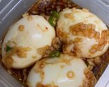 簡単おつまみ☆タレいっぱい茹で卵の韓国風作り方4写真