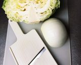 ふんわりキャベツと玉ねぎのサラダ☆作り方1写真