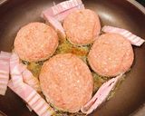 豚ひき肉で♡トマト煮込みハンバーグ作り方3写真
