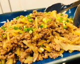 豚挽肉と千切りじゃがいもの甘辛炒め＊作り方6写真