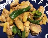 ☆鶏肉ピーマンじゃがいもの焼肉マヨ炒め☆作り方5写真