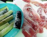 豚肉のなすロール!味噌マヨソース!作り方2写真
