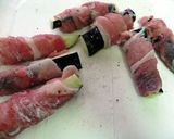 豚肉のなすロール!味噌マヨソース!作り方3写真