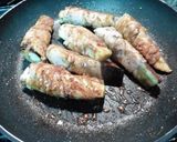 豚肉のなすロール!味噌マヨソース!作り方6写真