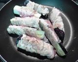 豚肉のなすロール!味噌マヨソース!作り方5写真