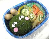 キャラ弁に♪●『まりもっこり』おにぎり●作り方5写真