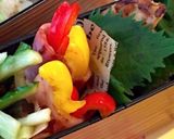 パプリカベーコン巻き お弁当 低カロリー作り方4写真