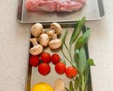 ローストチキン レモンセージソース作り方1写真