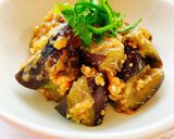 簡単副菜☆ナスの甘辛味噌和え作り方3写真