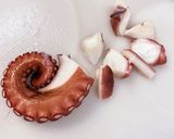 たこと水菜のずぼらサラダ作り方4写真