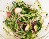 たこと水菜のずぼらサラダ作り方5写真
