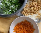 野菜たっぷりおあげ詰め作り方1写真
